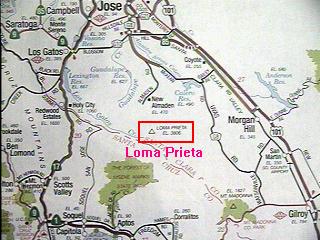 Location of Loma Preita site